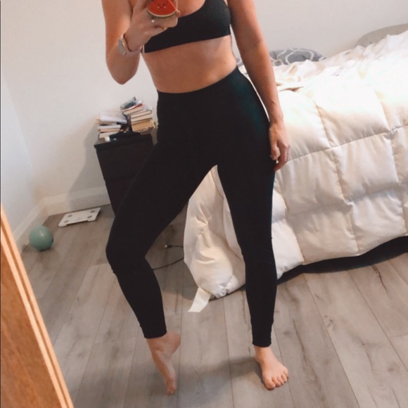Black High Rise Adidas Trefoil legging - Picture 3 of 9